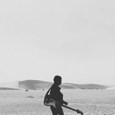 Guitar in the desert